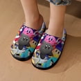 thumbnail image 7 of Kids Slippers Kirby House Slippers Warm Soft Plush Slipper Anti-Slip Winter House Shoes for Boys Girls, 7 of 7