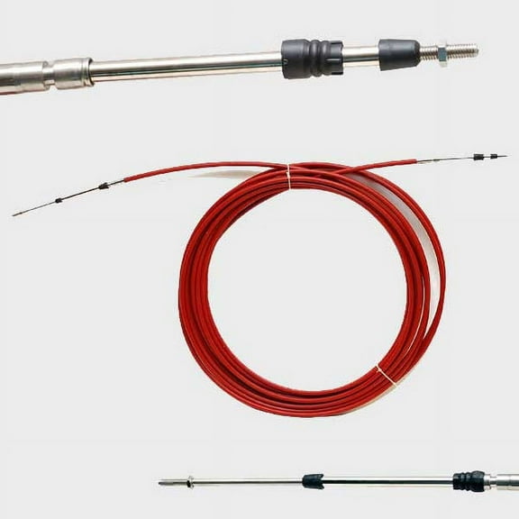 TeleFlex Boat 33C Red Jacket Control Cable 301947-03-552.0 | 46 Foot