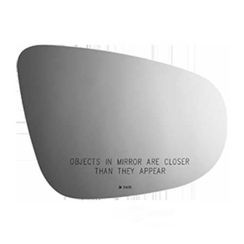 Burco Side View Mirror Replacement Glass - Clear Glass - 5436