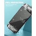 thumbnail image 5 of Mumba Case for Nintendo Switch OLED 2021, [Thunderbolt Series] Protective Glitter Bling Cover with TPU Grip Compatible with Nintendo New Switch OLED 7 Inch Console and Joy-Con Controller (Shadow), 5 of 8