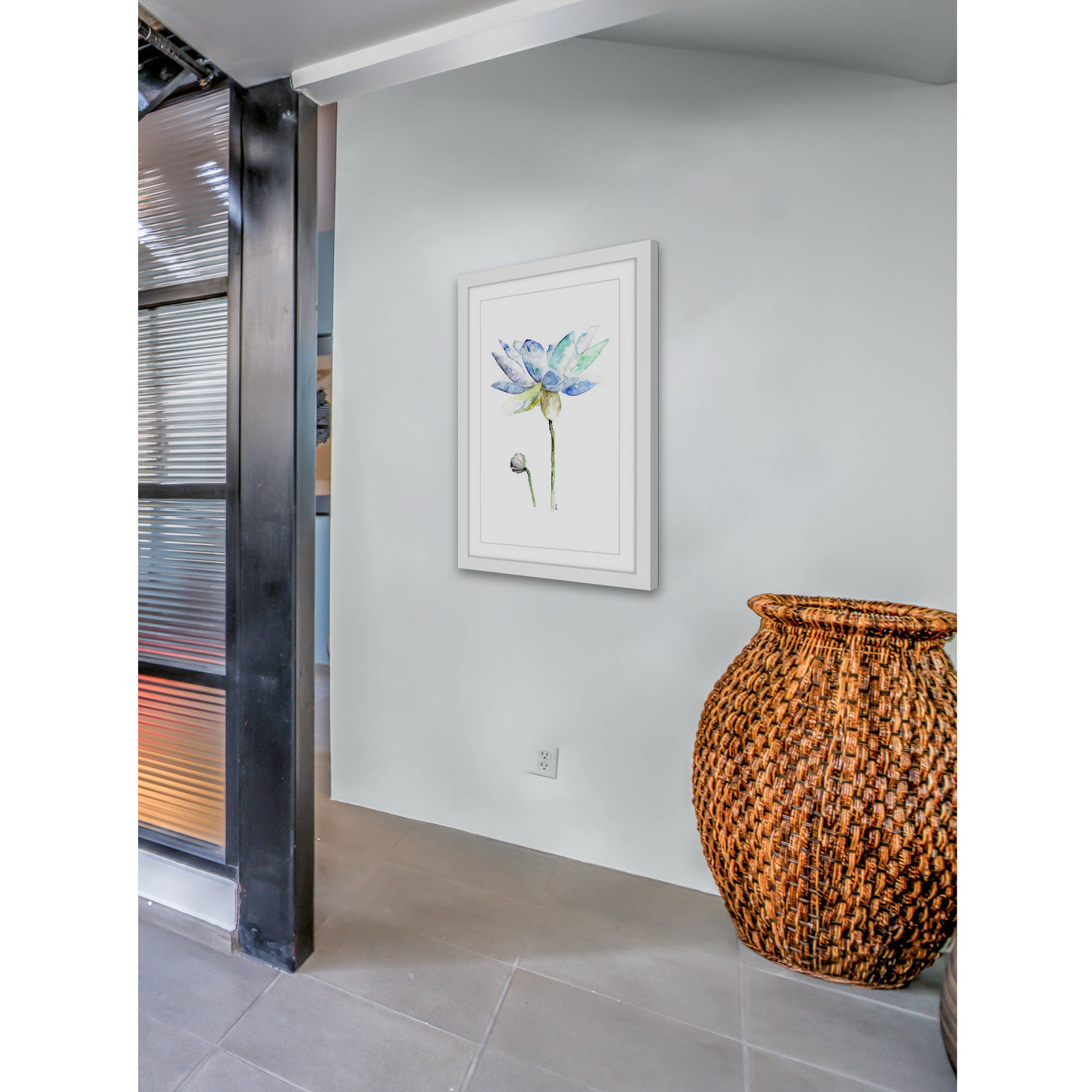 Marmont Hill "Lotus" by Rachel Byler Framed Painting Print