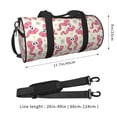 thumbnail image 2 of Sikiie Bow With Sugar Skull Duffel Bag, Travel Bag, Sports Gym Bag - Ideal for Sports, Gym, Overnight Stays, 2 of 6