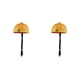 thumbnail image 3 of Naiovety Chinese Oriental Cap with Ponytail Hat Child Props Cosplay Amarillo 55cm 2Conjunto, 3 of 6