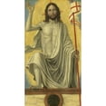 thumbnail image 2 of Ambrogio Bergognone 9x14 Gold Ornate Wood Frame and Double Matted Museum Art Print Titled - Christ Risen from the Tomb (C. 1490), 2 of 4