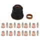 thumbnail image 3 of 22 consumibles para cortadora de plasma, electrodo, boquilla, protector, copa, accesorio de corte para antorcha., 3 of 14