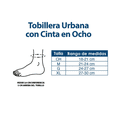 thumbnail image 4 of Tobillera Elástica Con Cintas En Ocho Urbana Tynor D53, 4 of 4