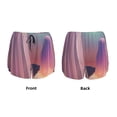 thumbnail image 3 of Salouo Dreamy Moonlit Window Print Women's 2 in 1 Running Shorts Double-Layer Shorts Athletic Workout Gym Yoga Shorts Running Shorts for Women-X-Large, 3 of 7