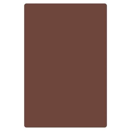 

Excellante 18 x 12 x .5 inch color polyethylene board-brown comes in each