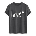 thumbnail image 3 of PNTUTB Men's Fashion Valentine's Day Themed Prints Casual Loose Comfortable Crew Neck Short Sleeve T-shirt, 3 of 5