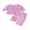Pink, variant on Cjfdfy Toddler Baby Girls Plaid Outfit Fashionable Long Sleeve Doll Collar Tops With Pants 2Pcs Fall Set Cute Pink Brown Plaid Fall Winter Outfit Size 6M-4Y