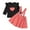 Black, variant on Edvintorg 6Months-4Years Toddler Girl Clothes Valentine's Day Gift Kids Baby Girl Fall Outfits Fashion Cute Long Sleeve Sweet Heart Print Ruffles Strap Skirt Suits