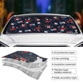thumbnail image 4 of Kdxio Vintage Rose Print Front Windshield Sun Shade,Folding Auto Sunshade for Car Truck SUV-, 4 of 7