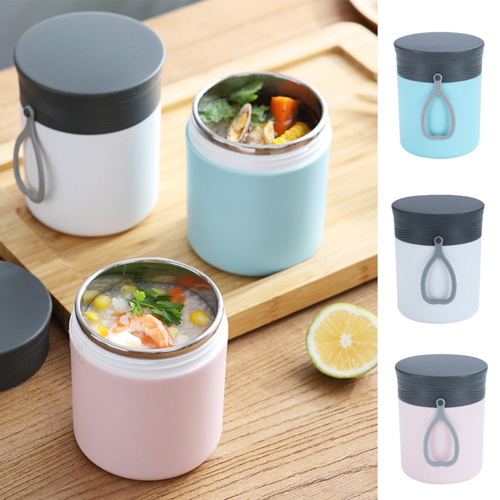 Dengjunhu 450ML Portable 304 Stainless Steel Insulated Food Jar Hot