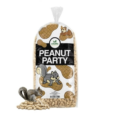 Wildlife Elements Peanut Party Unprocessed, Raw In-Shell Peanuts Wildlife Animal Food - Rich in Protein, Healthy Fats, and Essential Nutrients for Birds, Squirrels, and Waterfowl, 10lb