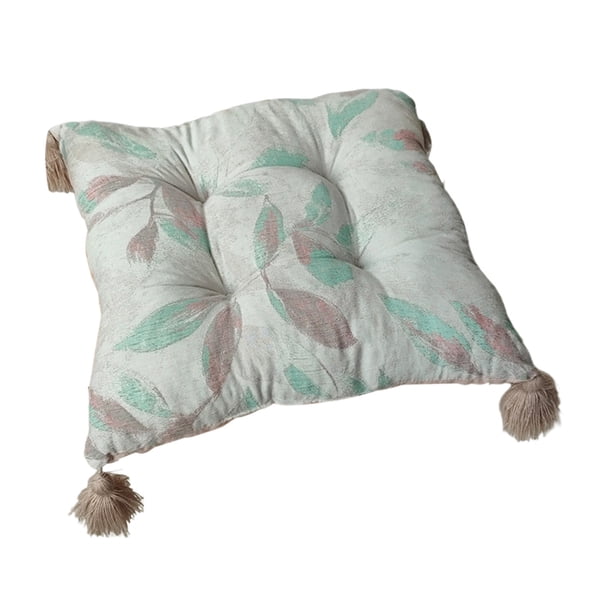 Cojín cuadrado de 45x45 cm, relleno de almohada, suave, de algodón y lino, cojín decorativo para sofá, cama, silla, multicolor, cojín de apoyo para la espalda para sala de estar, dormitorio, oficina,