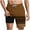 Brown, variant on Shorts for Men Plus Size Strip Printed Drawstring Elastic Waisted Loose Comfy Shorts with Pocket Green 3XL