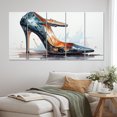 thumbnail image 2 of Designart "Black Stylish High Heel Power I" Fashion Wall Art Prints Set, 2 of 5