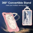 thumbnail image 7 of Case for Lenovo Tab One 8.7 inch 2025 / Tab K9 8.7" 2025 TB305XU TB305FU, Shockproof Protective Cover with Rotatable Kickstand/Hand Strap/Shoulder Strap, 7 of 7