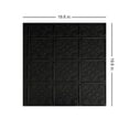 thumbnail image 3 of R125 - Emma's Flowers Foam Glue-up Ceiling Tile in Black Matte (21.6 Sq.ft / Pack) - 8 Pieces, 3 of 3