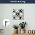 thumbnail image 4 of American Art Decor Rustic Magnetic Tic Tac Toe Board Game Set for Family - 15" x 15" x 2.5", 4 of 6