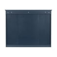 thumbnail image 5 of Dasun 35" x 27.5" Medicine Cabinet, Wall Mounted Bathroom Storage Cabinet, Modern Bathroom Wall Cabinet with Mirror, Mirror Cabinet with 6 Open Shelves (Not Include Bathroom Vanity ), Blue, 5 of 5