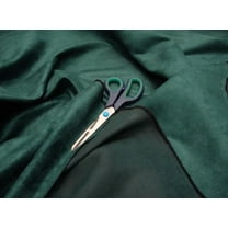 Hunter Green Micro Faux Suede Upholstery Drapery Clothing Fabric By The Yard 58"