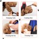 thumbnail image 4 of Hamaca para perros y gatos, con 2 cierres de velcro y 2 correas, ideal para perros y gatos pequeños, corte de uñas, peinado y baño, color negro - M, hasta 10 kg, 4 of 5