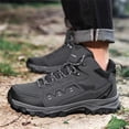 thumbnail image 3 of YOURDIARY Womens Mens Ankle-High Waterproof Hiking Boots Outdoor Lightweight Hiking Shoes Trekking Trails, 3 of 8
