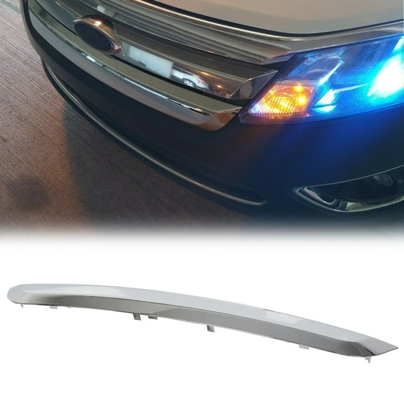 Kojem Front Grille Trim Grill Lower Chrome Trim Panel  Molding for Ford Fusion 2010 2011 2012 FO1216104 AE5Z8200B