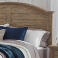 thumbnail image 7 of Meadowbrook Beige Antique Sand Wood King Arched Farmhouse Panel Headboard, 7 of 7