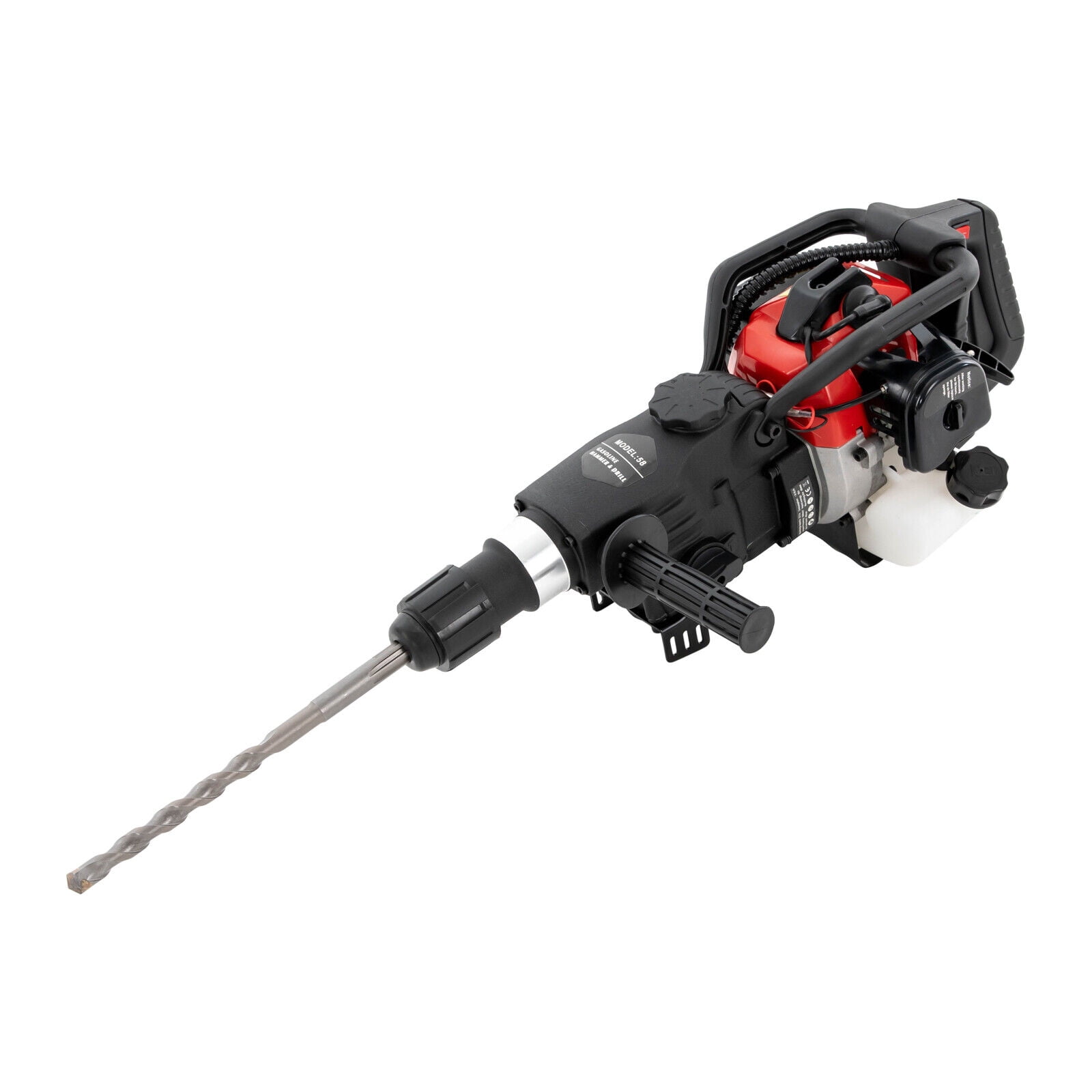 Modern Demolition Jack Hammer 5-slot Clamping Head for Ground Slotting, Rock Breaking, Wall Drilling 26.5*9.8*9.7in