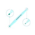 thumbnail image 2 of 6pcs Double Head Highlighter, Modern Pastel Highlighter Pen For Students, 2 of 5