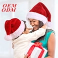 thumbnail image 3 of Wangsaura Christmas Hat for Child/Adult, Red White Color Christmas Cap, 3 of 4