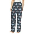 thumbnail image 3 of Daiia Shark Wearing Swim Ring Women's Sleep Pant with Pockets and Drawstring,Pajama Pants-Small, 3 of 9