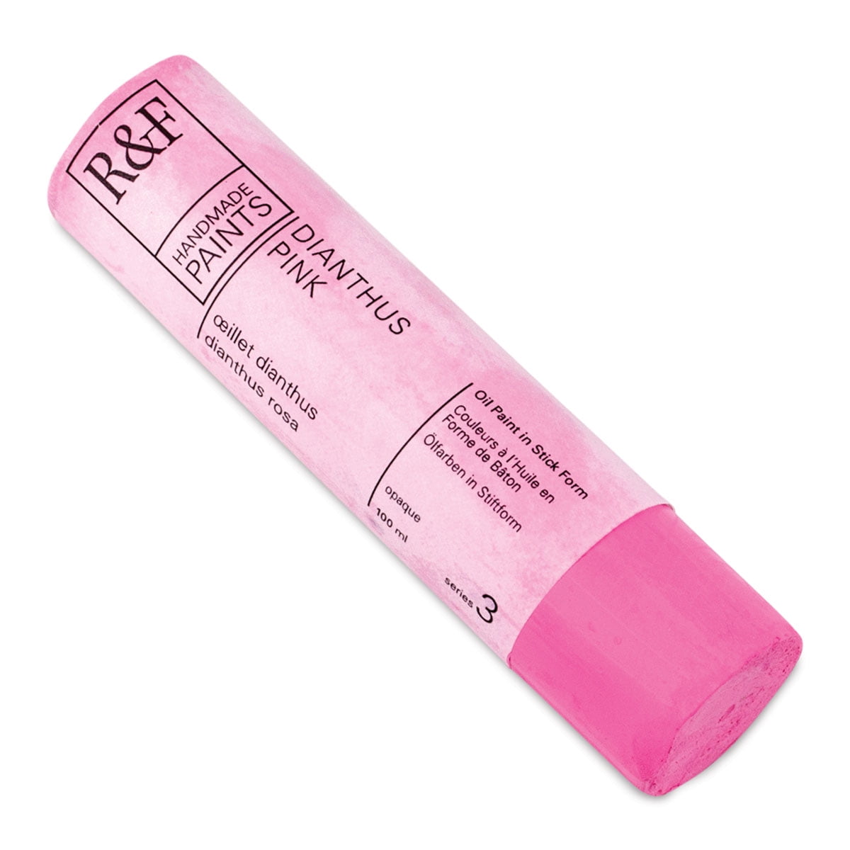 R&F Handmade Paints Pigment Stick, 100ml, Dianthus Pink