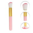 thumbnail image 3 of Unique Bargains 10 Pcs Lightweight Makeup Brush for Business Travel Pink Synthetic Fiber Hair Plastic, 3 of 5