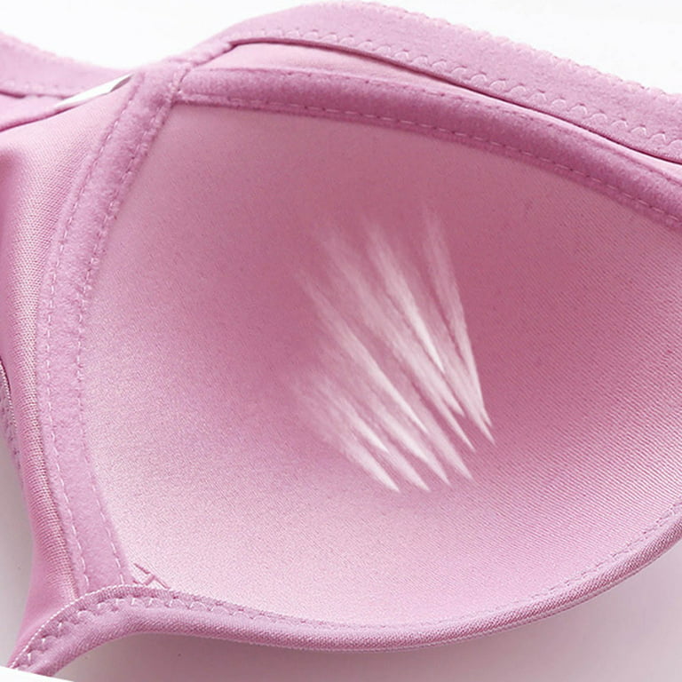 Simplmasygenix Clearance Bras For Women Plus Size Woman's Printing Thin  Front Buckle Adjustment Chest Shape Bra Underwear No Rims