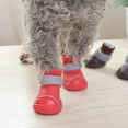 thumbnail image 4 of Autumn Winter Dog Shoes Anti-Slip Waterproof Snow Boots Paw Protector Reflective Straps Comfortable Shoes Pet Products 4PCS Clearence, 4 of 6