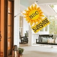 thumbnail image 4 of Summer House Flag 28x40 Inch Double Sided Outside, Hello Sunshine Seasonal Yard Outdoor Flag, 4 of 6