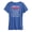 HEATHER ROYAL BLUE, variant on Instant Message - The Baseball Family Tour Women's Short Sleeve Graphic T-Shirt