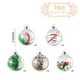 thumbnail image 4 of Juego de 16 colgantes navideños con forma de bola de Navidad 2025, 4 of 7