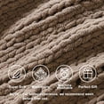 thumbnail image 5 of Chunky Knit Throw Blanket, Soft and Thick Chenille Throw Blanket, 50"x60" Handmade Cable Knit Crochet Blanket, Light Grey Knot Knitted Throw Blankets for Couch Sofa Bed Home Decor, Light Grey, 5 of 10