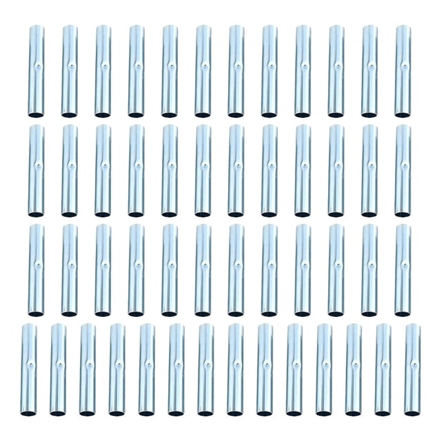 Conector multiusos para postes de tienda de campaña, funda de acero inoxidable para aros de jardín y camping. 08 cm