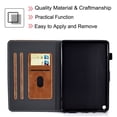 thumbnail image 7 of Allytech Smart Case for Fire HD 10(11th Gen 2021), Fire HD 10 Plus Cover 2021, Vegan PU Leather Anti-Shock Multi-Angle Stand Back Shell Auto Wake Sleep Wallet Case for Fire HD 10.1 inch 2021, Brown, 7 of 7