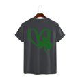 thumbnail image 4 of AherBiu Hauts de la Saint-Patrick pour Femmes Manches Courtes Imprimés Décontractés Basiques, 4 of 7