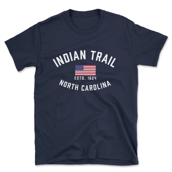 Indian Trail North Carolina Patriot Men's Cotton T-Shirt