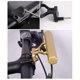 thumbnail image 5 of Extensión para manillar de bicicleta, linterna, soporte para teléfono LED, estante de montaje extensor Plata kusrkot Extensor de manillar de bicicleta, 5 of 5