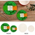 thumbnail image 4 of FREEAMG St. Patrick's Day Clover Round Trivets Pot Holders 2 Pcs, Heat Resistant Cotton Thread Weave Trivets for Hot Dishes, Cooking, Baking, Farmhouse, Kitchen Decor, 4 of 7