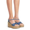 thumbnail image 6 of Chaps Women’s Taaryn Knot Wedge High Heel Sandals, Sizes 6-11, 6 of 7