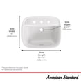 thumbnail image 7 of American Standard 1642008.020 Aspirations 22-7/8" Rectangular Vitreous China Vessel, 7 of 7